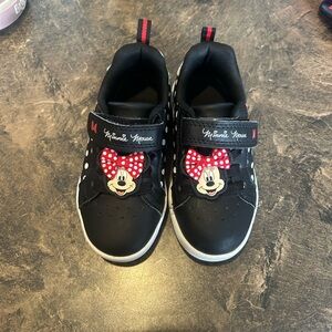 Minnie Mouse Kids Shoes - Black and Red